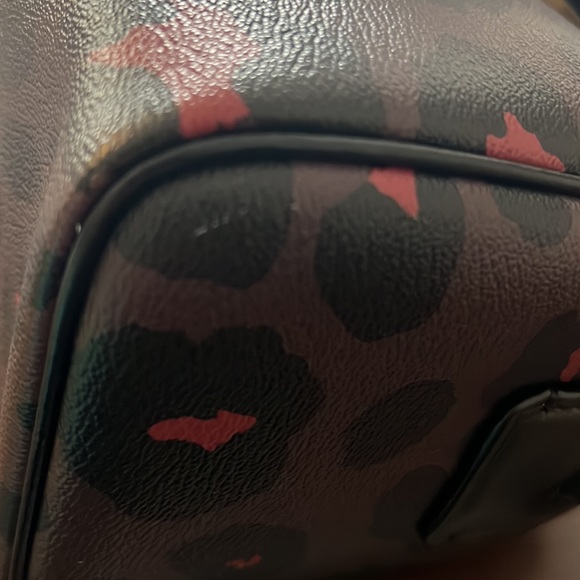 Coach Cross Grain Mini Bennett Satchel blackoxblood hand bag - Picture 9 of 12